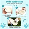 Dog Water Bottle for Travel, 285 mL Stainless Steel Bottle with Foldable Silicone Bowl view 4