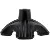 4-Prong Rubber Cane Tips for Walking Sticks, Black view 1