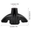 4-Prong Rubber Cane Tips for Walking Sticks, Black view 2