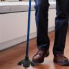 4-Prong Rubber Cane Tips for Walking Sticks, Black view 4