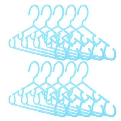Kids' Plastic Hangers, Non-Slip and Shape-Stable