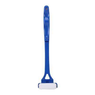 Dpofirs Back Lotion Applicator with Foldable Long Handle and 3 Non-Slip Rollers