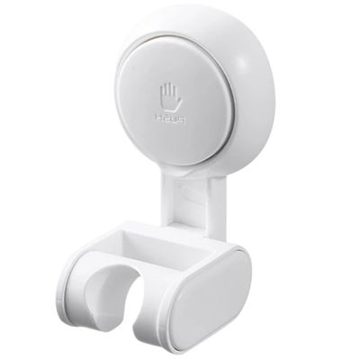 HONMEET Adjustable Shower Holder with Suction Cup, White