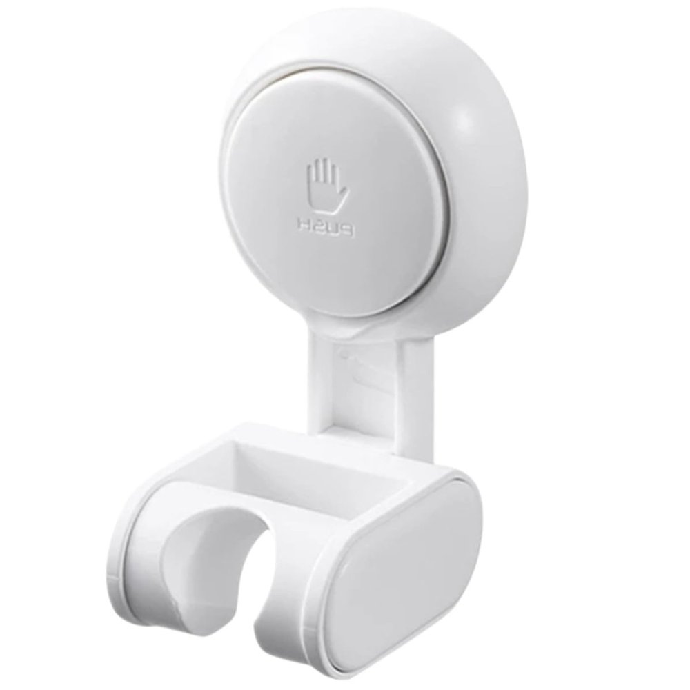 HONMEET Adjustable Shower Holder with Suction Cup, White