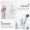 HONMEET Adjustable Shower Holder with Suction Cup, White view 3