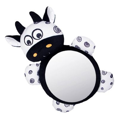 CLISPEED Baby Car Rearview Mirror with Adjustable Straps and Shatter-Resistant Acrylic