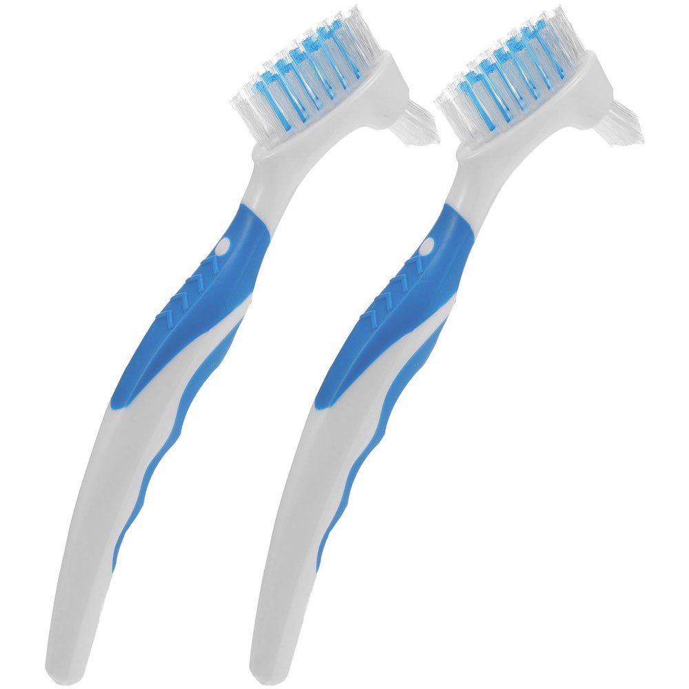 Mikikit 2-Piece Double-Sided Turtle Cleaning Brush