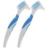 Mikikit 2-Piece Double-Sided Turtle Cleaning Brush view 1