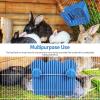 balacoo Large-Capacity Rabbit Feeder for Cages, Blue view 4