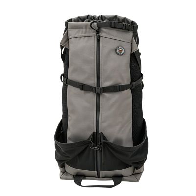 Elegant Dainty Extra-Large XXL Dog Backpack, Breathable Adjustable Carrier for Dogs up to 36 kg, Gray