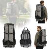 Elegant Dainty Extra-Large XXL Dog Backpack, Breathable Adjustable Carrier for Dogs up to 36 kg, Gray view 3