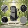 Elegant Dainty Extra-Large XXL Dog Backpack, Breathable Adjustable Carrier for Dogs up to 36 kg, Gray view 4