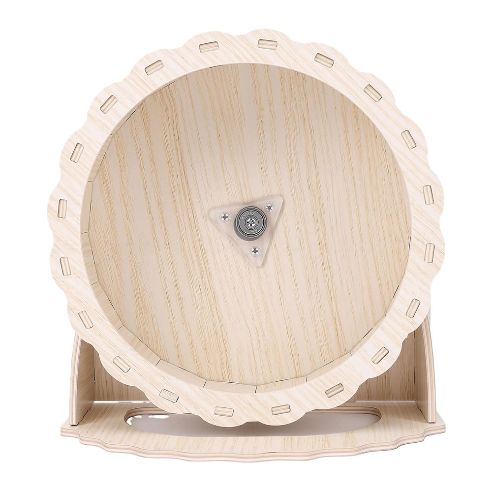 Nosqew Hamster Wheel - Quiet Wooden Exercise Wheel