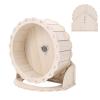 Nosqew Hamster Wheel - Quiet Wooden Exercise Wheel view 2