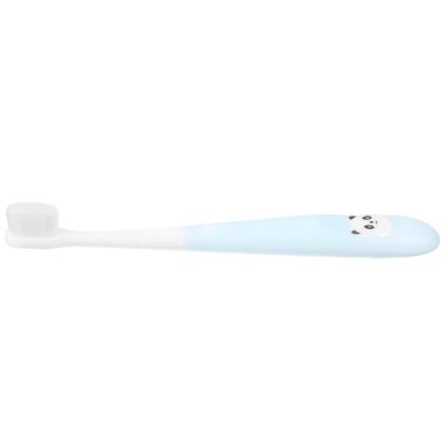 Abaodam Soft Children's Toothbrush with Storage Cup, Comfortable Handle and Safe Bristles, Ages 2–12, White