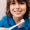 Abaodam Soft Children's Toothbrush with Storage Cup, Comfortable Handle and Safe Bristles, Ages 2–12, White view 4