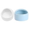 STOBAZA 2-Piece Blue Ceramic Hamster Food Bowls, Anti-Tip view 1