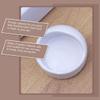 STOBAZA 2-Piece Blue Ceramic Hamster Food Bowls, Anti-Tip view 4