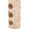 Abaodam Birch Wood Hamster Toy, Natural Hideaway Tunnel with Chew Tunnel and Sleeping Cave for Small Rodents view 1