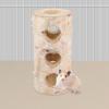 Abaodam Birch Wood Hamster Toy, Natural Hideaway Tunnel with Chew Tunnel and Sleeping Cave for Small Rodents view 4