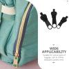 Removable Black Zipper Repair Set, 6 Pieces view 3