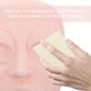 CALLARON Rubber Eyelash Extension Practice Head, Beige view 3