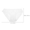 LALAFINA Disposable Underwear, White, 5 Pieces, Breathable Knitted Fabric, Comfortable for Wellness Applications view 4