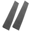 KJHBV 2-Piece Rubber Ramp Mats for Robot Vacuums, Non-Slip and Impact-Resistant, Black view 1