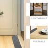 KJHBV 2-Piece Rubber Ramp Mats for Robot Vacuums, Non-Slip and Impact-Resistant, Black view 3