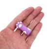 ABOOFAN 10-Pack Silicone Needle Stoppers in Cat Paw Shape view 3
