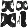 HOMSFOU Adjustable Black Pet Leash for Small Animals view 1