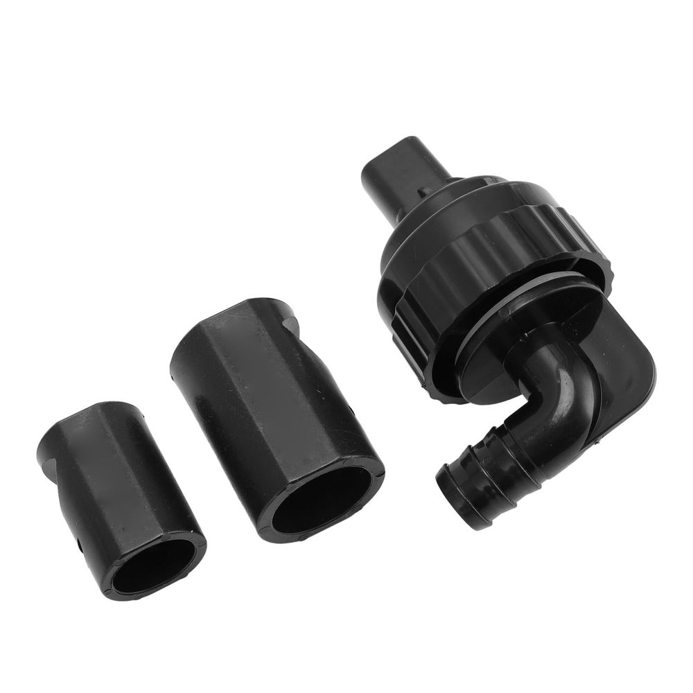Topiky Aquarium Water Outlet Connector Set, Anti-Siphon, 3 Tube Sizes