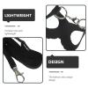 HOMOBABE Adjustable Squirrel Harness with Lightweight Polyester and Stainless Steel Leash for Small Pets view 3