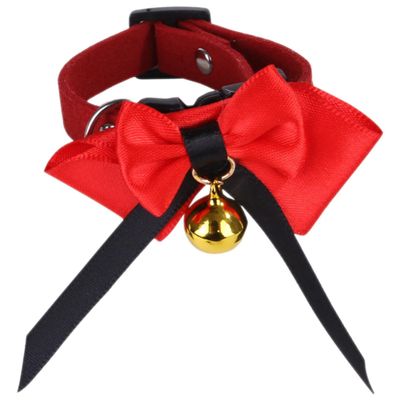 TOVINANNA Handmade Parrot Collar with Adjustable Bow
