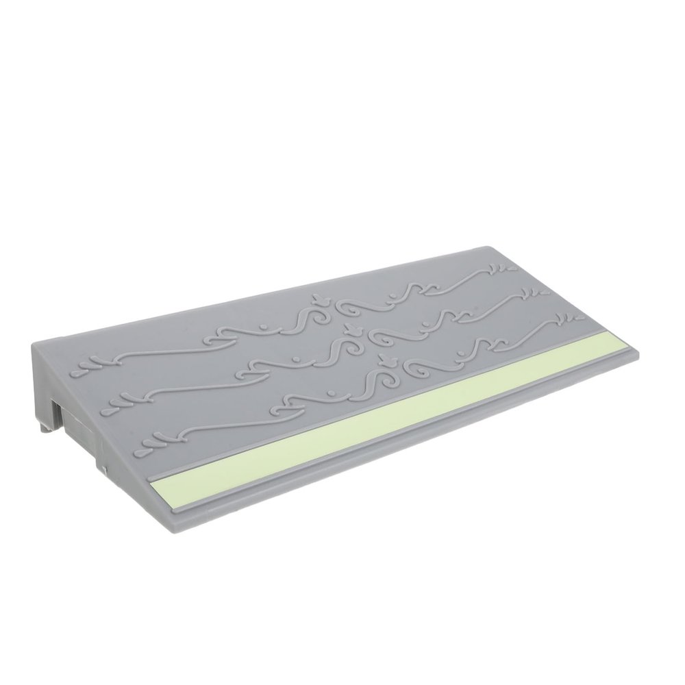 Threshold Ramp for Robot Vacuums and Scooters, Black Plastic