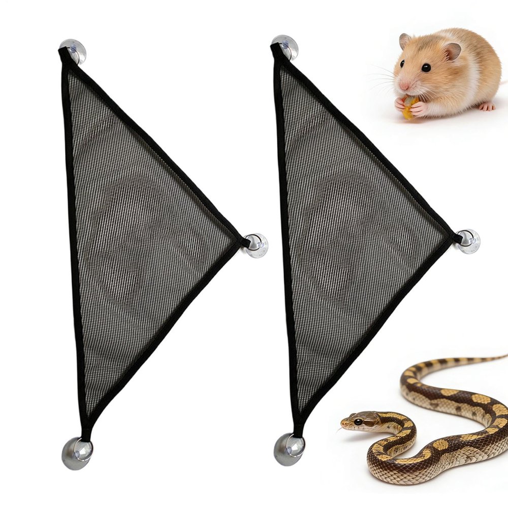 Generic Snake Hammock 2-Piece Set, Mesh Reptile Hides