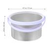 Wax Hair Removal Machine with Removable Aluminum Inner Pot, Silver view 2