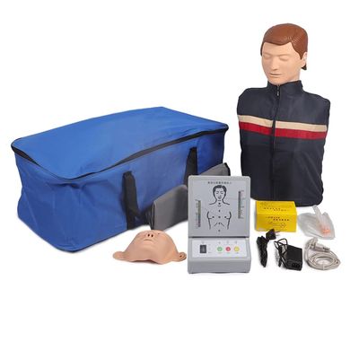 Half-Body CPR Training Manikin with Voice Prompts, Medical First-Aid Simulator