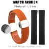 For 5167R-001 21 mm Metal-Pin Rubber Watch Strap view 3