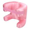 Annadue Face Pillow, Memory Foam Beauty Pillow, Ergonomic Soft Silk Pillow for Back Sleepers, Pink view 1