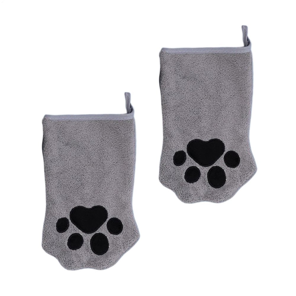 Pet Washing Gloves | 1 Pair Quick-Dry Coral Fleece Bath Mitts