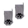 Pet Washing Gloves | 1 Pair Quick-Dry Coral Fleece Bath Mitts view 1