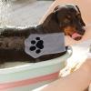 Pet Washing Gloves | 1 Pair Quick-Dry Coral Fleece Bath Mitts view 2