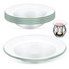 Round Glass Wax Melting Bowls, 5-Pack, for Christmas Theme Parties view 1
