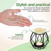Round Glass Wax Melting Bowls, 5-Pack, for Christmas Theme Parties view 3