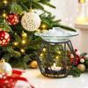 Round Glass Wax Melting Bowls, 5-Pack, for Christmas Theme Parties view 4