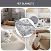 Cat Paw Pattern Blanket for Dogs view 4