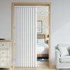 Adjustable Shower Curtain with Hoo, Foldable Design, 70 x 180 cm view 1