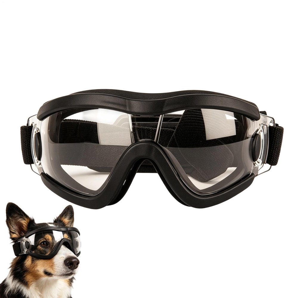 Windproof UV-Protective Dog Sunglasses for Outdoor Use