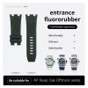 KGFCE Watch Strap for Audemars Piguet 15710/15703, Non-Quick-Release, 28 mm, Natural FKM Rubber, Black view 3